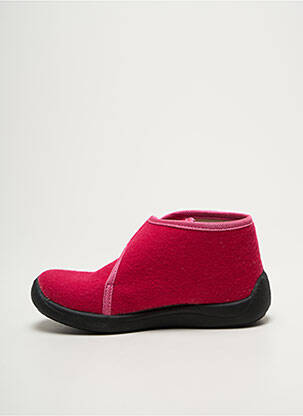 Chaussons/pantoufles tissage satiné bout rond rose NATURINO fille