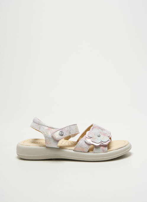 Sandales/Nu pieds argent NATURINO pour fille