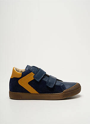 Baskets nubuck bout rond bleu NATURINO garcon