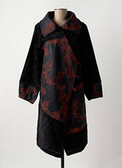 Manteau long rouge ZELTI pour femme seconde vue