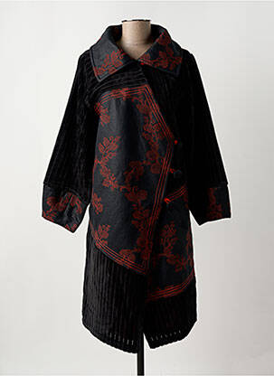 Manteau long rouge ZELTI pour femme