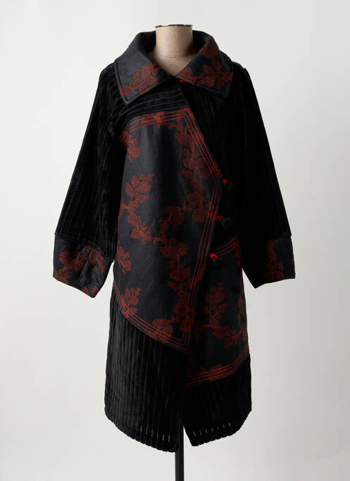 Manteau long rouge ZELTI pour femme