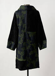 Manteau long vert ZELTI pour femme seconde vue