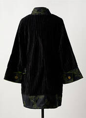 Manteau court vert NID D'ABEILLE pour femme seconde vue