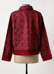 Veste casual rouge NID D'ABEILLE pour femme seconde vue