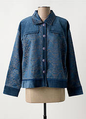 Veste casual bleu NID D'ABEILLE pour femme seconde vue