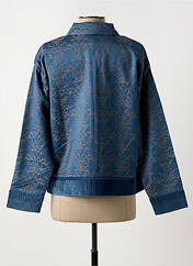 Veste casual bleu NID D'ABEILLE pour femme seconde vue