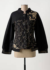 Veste casual noir NID D'ABEILLE pour femme seconde vue