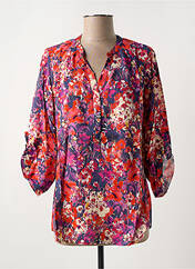 Blouse rouge EMA BLUE'S pour femme seconde vue