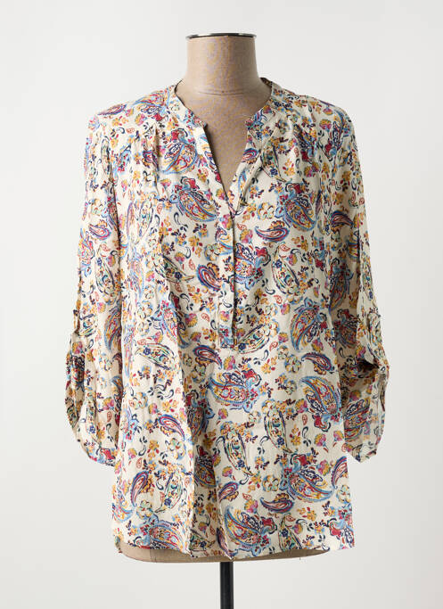 Blouse beige EMA BLUE'S pour femme