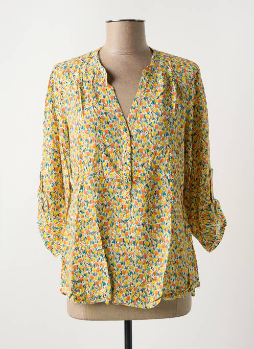 Blouse jaune EMA BLUE'S pour femme