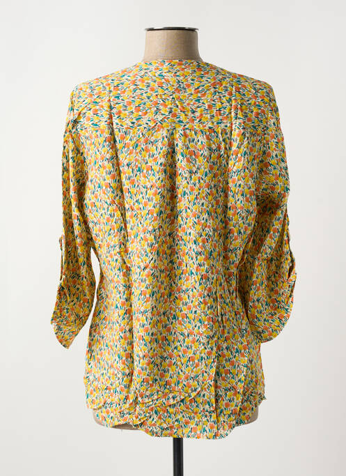 Blouse jaune EMA BLUE'S pour femme