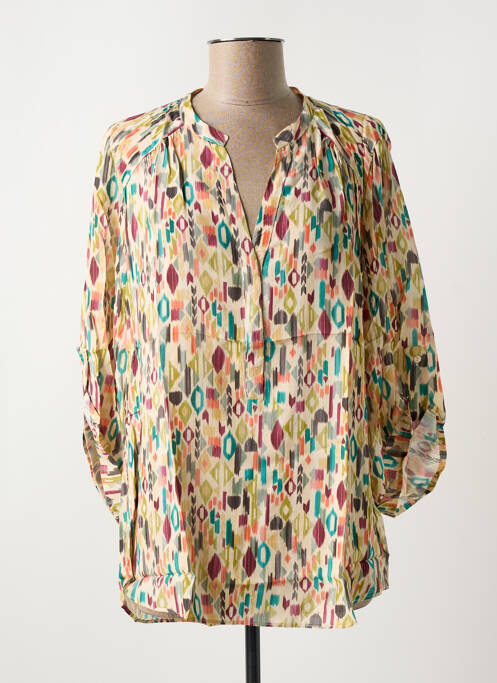 Blouse beige EMA BLUE'S pour femme