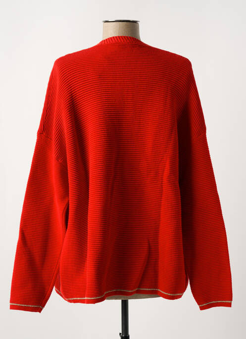 Gilet manches longues rouge ANGE femme