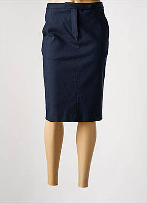 Jupe mi-longue stretch bleu GERARD DAREL femme