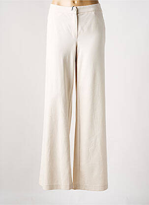 Pantalon flare stretch taille normale beige MARINA RINALDI femme