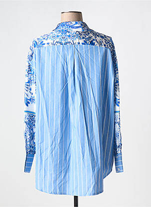 Chemisier coupe fluide manches longues bleu SCARLET ROOS femme