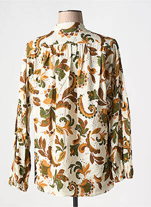 Chemisier imprimé fleurs manches longues vert SCARLET ROOS femme