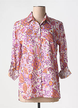 Chemisier violet JANIS & JOHN pour femme