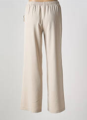 Pantalon large beige EMA BLUE'S pour femme seconde vue