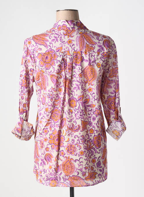 Chemisier violet JANIS & JOHN pour femme