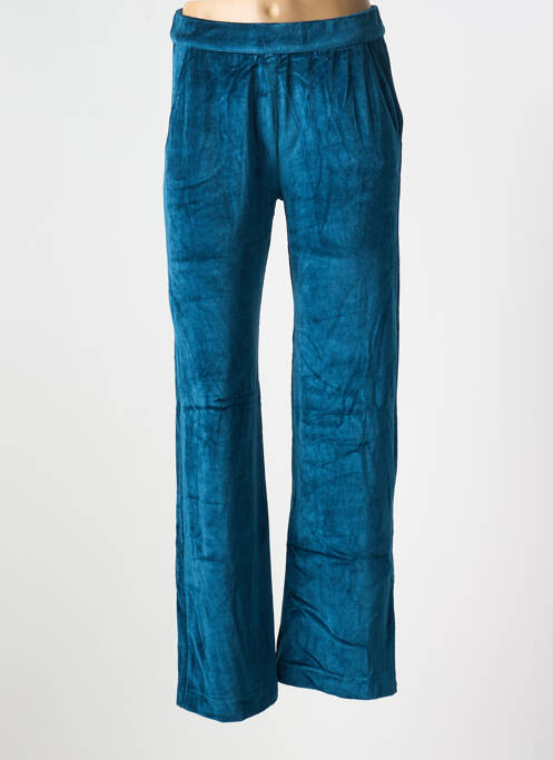 Pantalon flare vert MAJESTIC FILATURES pour femme