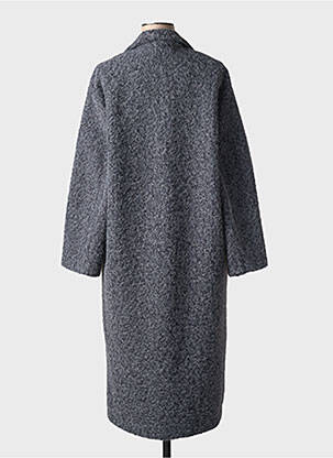 Manteau long coupe droite sans capuche gris SCARLET ROOS femme