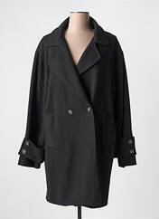 Manteau long noir KAKIE pour femme seconde vue