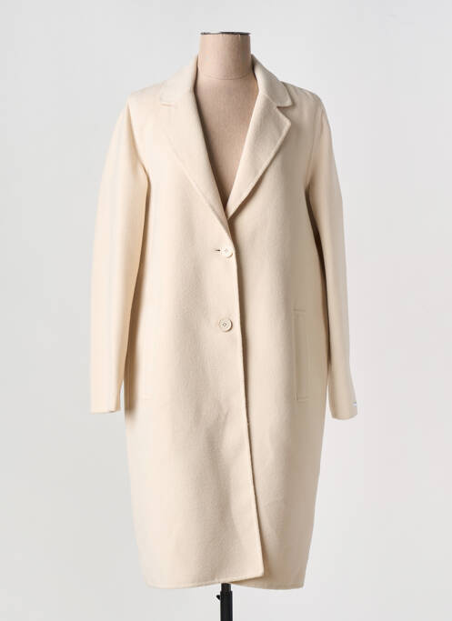 Manteau long beige EMME M pour femme