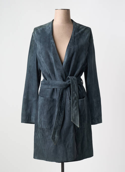 Manteau long bleu MAX MARA pour femme