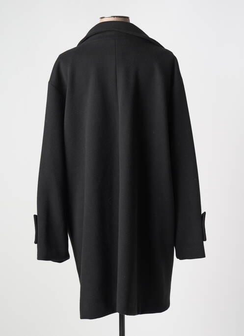 Manteau long noir KAKIE pour femme
