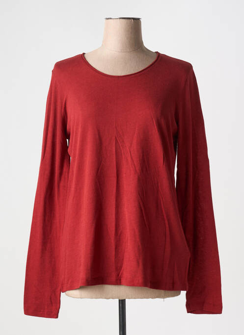 T-shirt rouge MAJESTIC pour femme