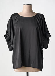 Top coupe fluide manches 3/4 noir LES ACOLYTES femme