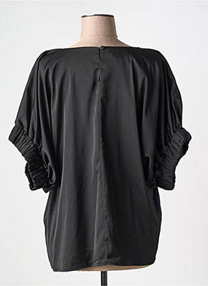 Top coupe fluide manches 3/4 noir LES ACOLYTES femme