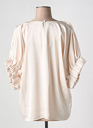 Top coupe fluide manches 3/4 beige LES ACOLYTES femme