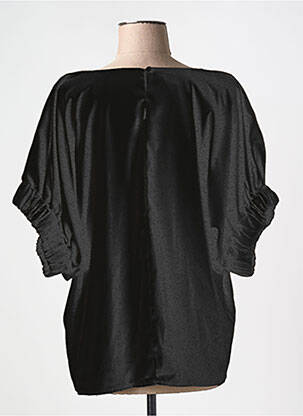 Top coupe fluide manches 3/4 noir LES ACOLYTES femme