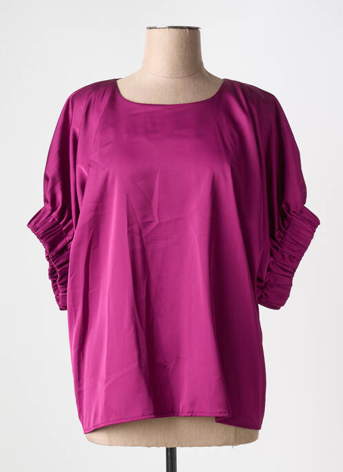 Top violet fonce LES ACOLYTES pour femme