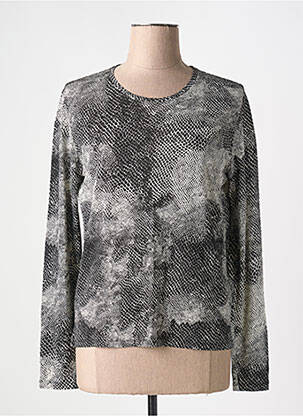 T-shirt manches longues manches longues noir MAJESTIC FILATURES femme