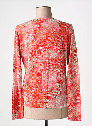 T-shirt manches longues manches longues orange MAJESTIC FILATURES femme