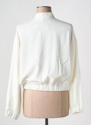 Veste casual fermeture boutonnée sur le devant blanc EMA BLUE'S femme