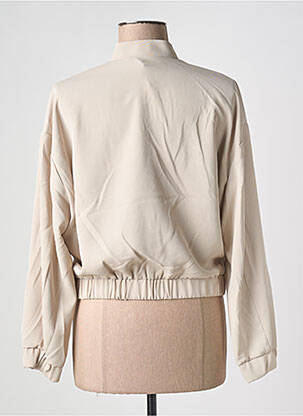 Veste casual fermeture boutonnée sur le devant beige EMA BLUE'S femme