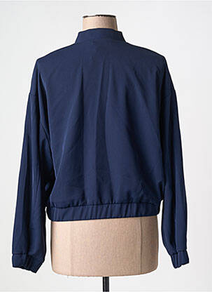 Veste casual fermeture boutonnée sur le devant bleu EMA BLUE'S femme