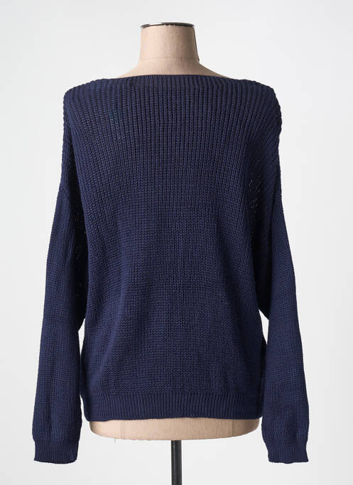 Gilet manches longues bleu ADN COLLECTION pour femme