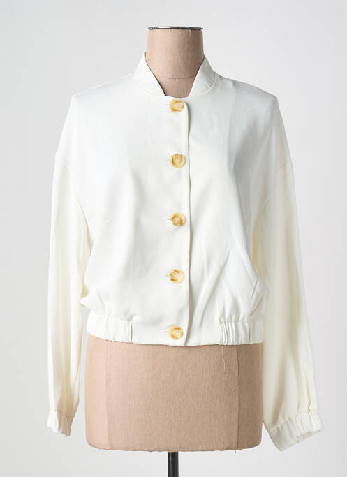 Veste casual blanc EMA BLUE'S pour femme