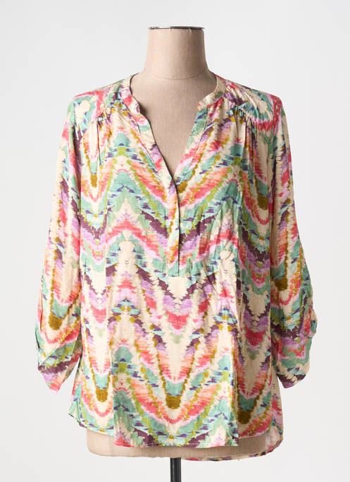 Blouse beige EMA BLUE'S pour femme