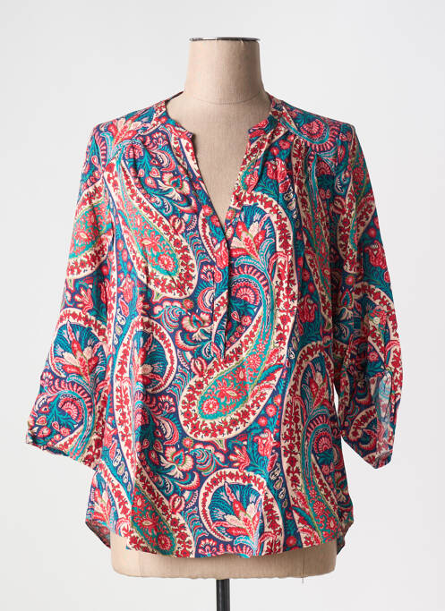 Blouse rouge EMA BLUE'S pour femme