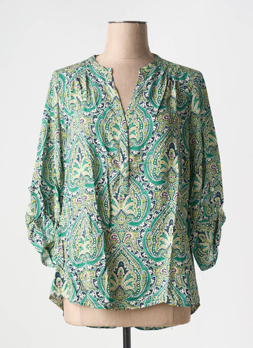 Blouse vert EMA BLUE'S pour femme