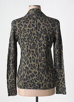 Blazer coupe cintrée vert MAJESTIC FILATURES femme