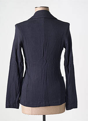 Blazer poches bleu MAJESTIC FILATURES femme
