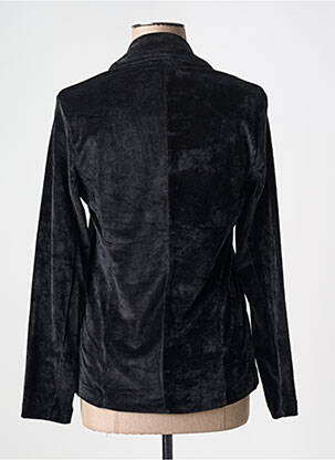 Blazer coupe cintrée noir MAJESTIC FILATURES femme